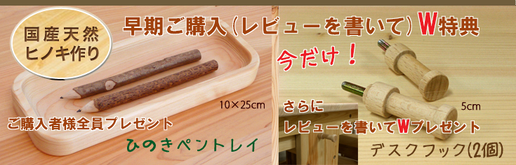 学習机ご購入者Wプレゼント