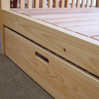 ベッド下収納ボックス ひのき底仕様 オールヒノキのベッド収納