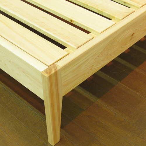 総檜シングルベッド スノコベッド 木製オールヒノキベッド