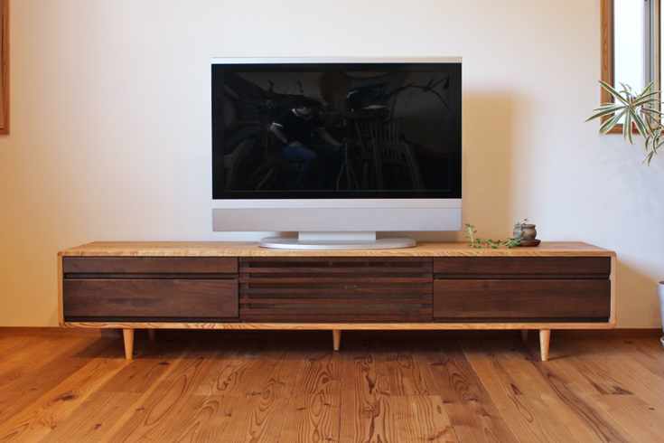 TVボード200Hiテレビ設置例